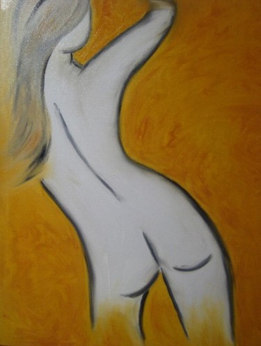 Pintura intitulada ""Ser Mulher..."" por Maria Teresa Duarte, Obras de arte originais