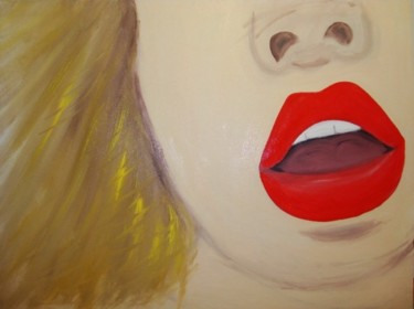 Pintura intitulada ""Doce nos lábios qu…" por Maria Teresa Duarte, Obras de arte originais