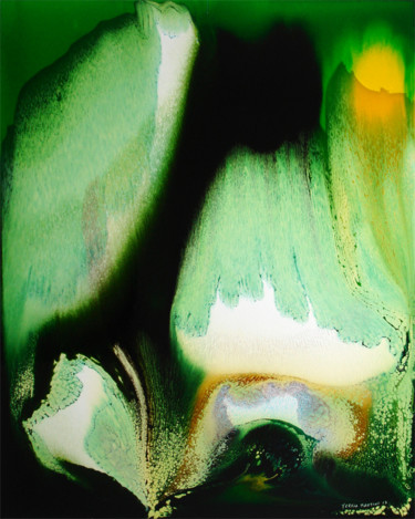Pintura intitulada "Tulip" por Teresa Martins, Obras de arte originais