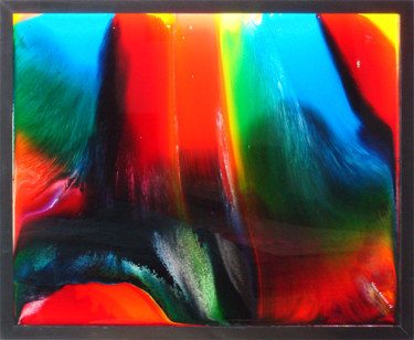 绘画 标题为“Moby dick” 由Teresa Martins, 原创艺术品, 彩绘玻璃