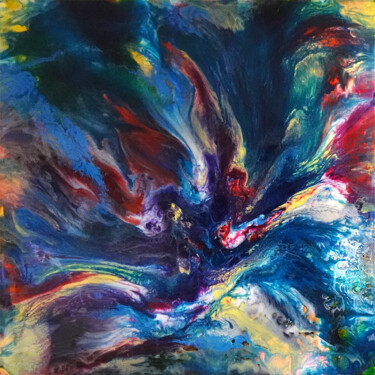 Peinture intitulée "Poesia" par Teresa Martins, Œuvre d'art originale, Acrylique