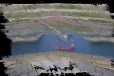 Arte digitale intitolato "The Lake of the Pin…" da Teresa Rubiolo (Cuzco), Opera d'arte originale, Lavoro digitale 2D