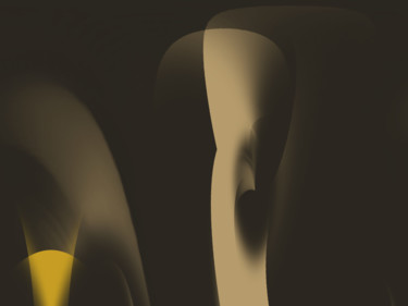 Arte digitale intitolato "Yellow Lights" da Teresa Rubiolo (Cuzco), Opera d'arte originale, Lavoro digitale 2D