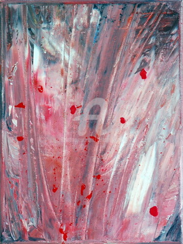 Schilderij getiteld "RED" door Teresa Wegrzyn, Origineel Kunstwerk