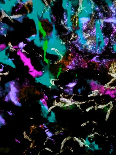 Painting titled "###t€r€###cosmos#5#" by Teretoma Tapi, Original Artwork