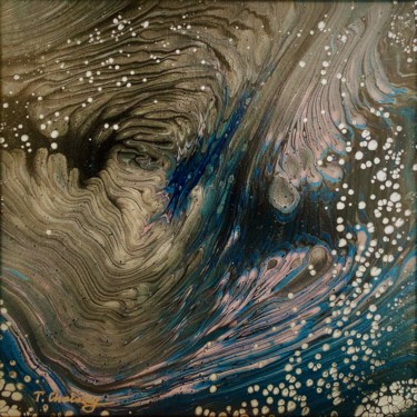Schilderij getiteld "Stardust" door Teresa Kosakowska-Cholody, Origineel Kunstwerk, Acryl