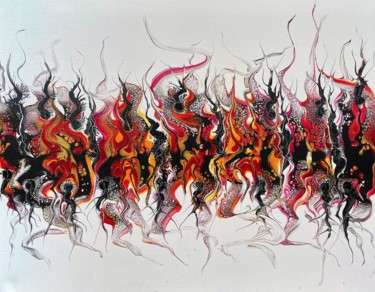 Painting titled "Symbiosis" by Teresa Kosakowska-Cholody, Original Artwork, Acrylic