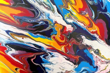 Peinture intitulée "Bold colors (IV)" par Teresa Kosakowska-Cholody, Œuvre d'art originale, Acrylique