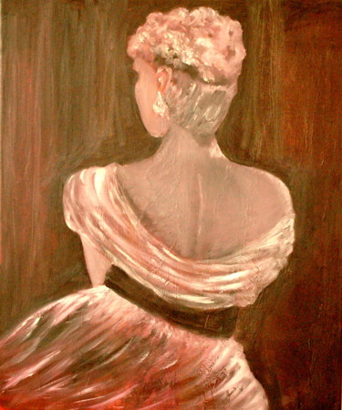Pittura intitolato "woman" da Sergo Ter-Ner Ter-Nersesov, Opera d'arte originale, Olio