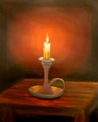 Painting titled "rey of light" by Sergo Ter-Ner Ter-Nersesov, Original Artwork, Oil