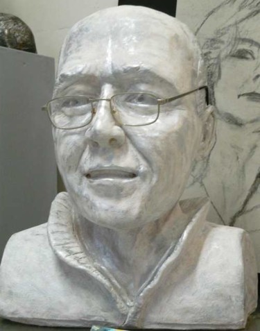 Sculpture intitulée "Jean-yves" par Christine Leroy, Œuvre d'art originale, Terre cuite