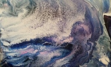 Painting titled "Glacier Meltdown" by Terrance Longtin, Original Artwork, Acrylic