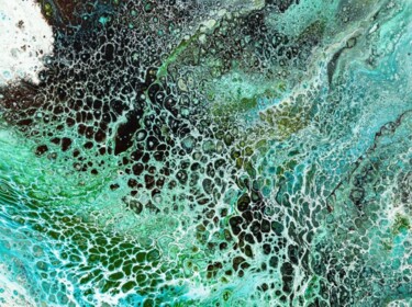 Painting titled "Wave Pool" by Terrance Longtin, Original Artwork, Acrylic