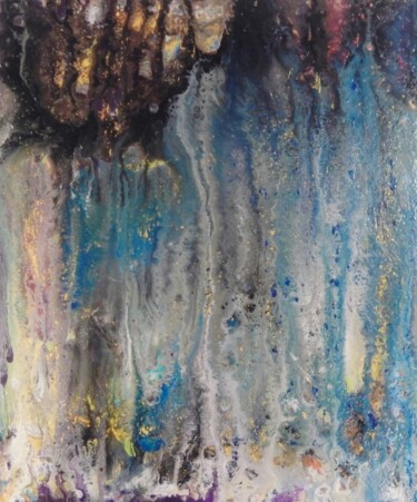 Peinture intitulée "Waterfall" par Terrance Longtin, Œuvre d'art originale, Acrylique Monté sur Châssis en bois