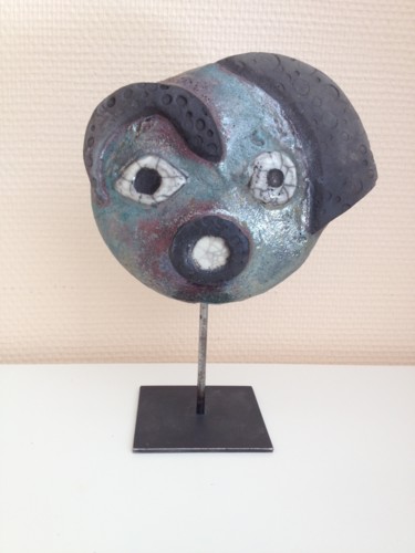 Sculpture intitulée "Ô" par Lilya Terre En Ailes, Œuvre d'art originale, Céramique