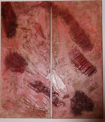 Pintura intitulada "Marte" por Té Salvado, Obras de arte originais, Óleo