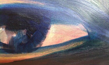 Картина под названием "Lost in love" - Tess Mtm Deleu, Подлинное произведение искусства, Масло