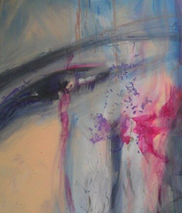 Peinture intitulée "Contemplation 9" par Tess Mtm Deleu, Œuvre d'art originale, Pigments