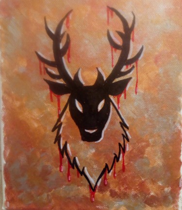 Painting titled "Vendigo" by Tessy Art, Original Artwork, Acrylic