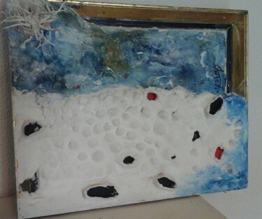 Pintura titulada "Fondo marino 007" por Tete Antoli, Obra de arte original, Oleo