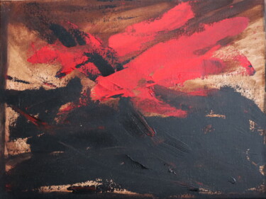 Картина под названием "Beginning" - Tetiana Bilous, Подлинное произведение искусства, Масло