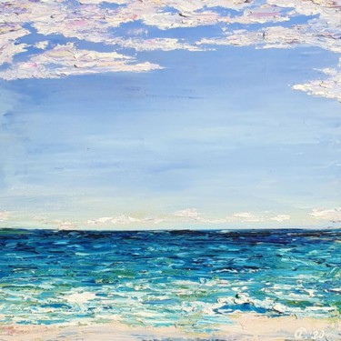 Painting titled "" Sea "" by Tetiana Chubukova, Original Artwork, Oil
