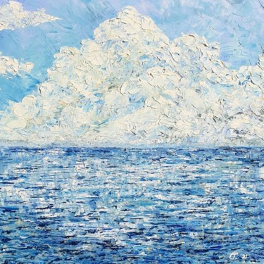 Painting titled "" Iceberg "" by Tetiana Chubukova, Original Artwork, Oil