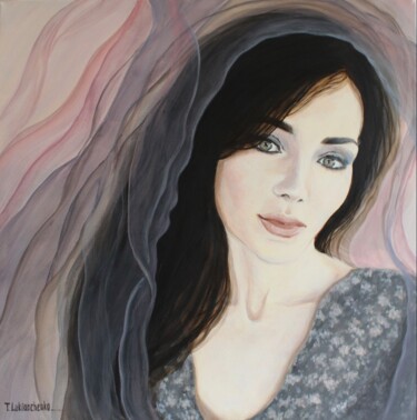 Картина под названием "Donna" - Tetiana Lukianchenko, Подлинное произведение искусства, Акрил