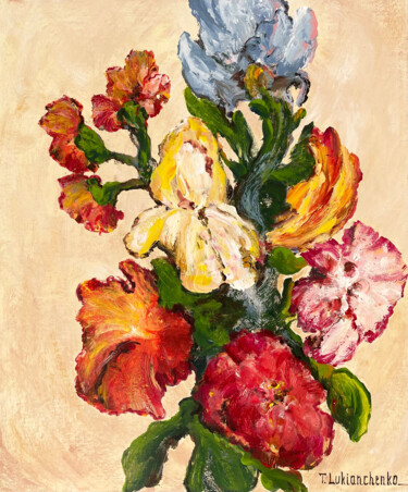 제목이 "Разноцветье"인 미술작품 Tetiana Lukianchenko로, 원작, 아크릴