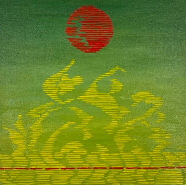Peinture intitulée "Where are the green…" par Tetiana Lukianchenko, Œuvre d'art originale, Huile