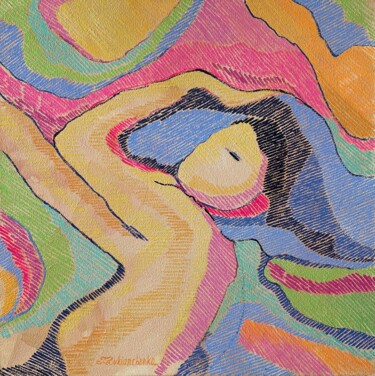 Pintura titulada "Serenity" por Tetiana Lukianchenko, Obra de arte original, Oleo Montado en Bastidor de camilla de madera