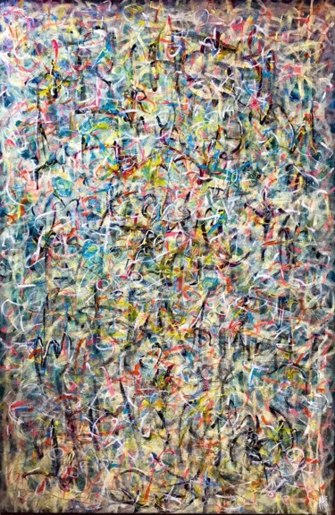 Картина под названием ""Mixed Emotions"" - Tetiana Marchuk, Подлинное произведение искусства, Акрил Установлен на Деревянная…