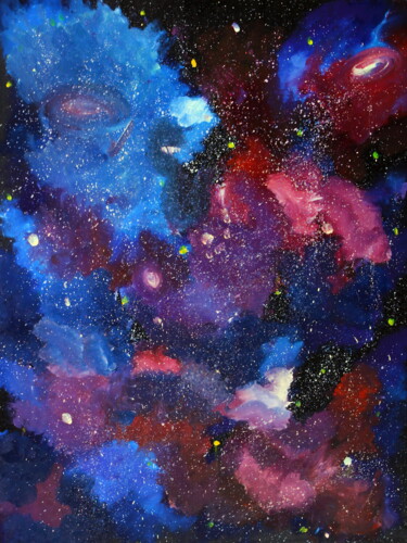 Printmaking titled "Star dust Painting" by Tetiana Surshko (SurshkoArt), Original Artwork, Digital Print
