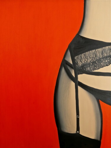 Malerei mit dem Titel "Naked woman Painting" von Tetiana Surshko (SurshkoArt), Original-Kunstwerk, Öl