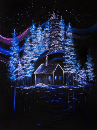 Отпечатки и Гравюры под названием "Modern night sky ar…" - Tetiana Surshko (SurshkoArt), Подлинное произведение искусства, Ц…