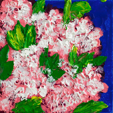 Malerei mit dem Titel "Lilac art painting" von Tetiana Surshko (SurshkoArt), Original-Kunstwerk, Öl