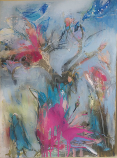 Pittura intitolato "Spring" da Tetiana Tarasenko, Opera d'arte originale, Olio