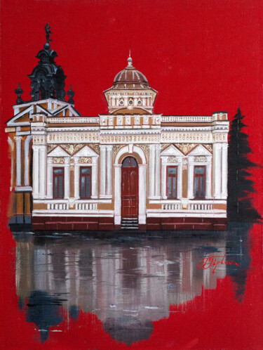 Malerei mit dem Titel ""ART SCHOOL. NIKOLA…" von Tetiana Tiplova, Original-Kunstwerk, Öl