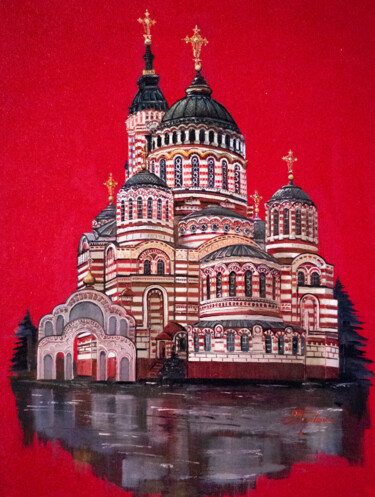 Malerei mit dem Titel ""BLAGOVESCHENSKY CH…" von Tetiana Tiplova, Original-Kunstwerk, Öl
