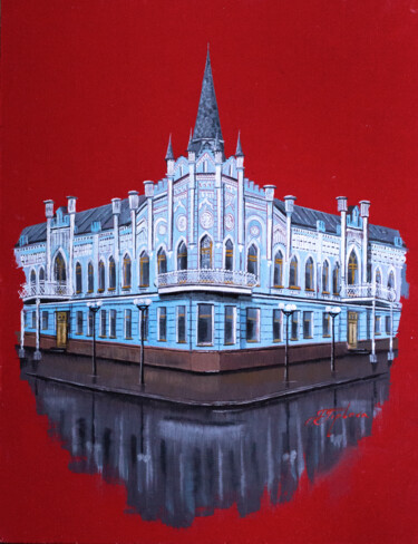 Malerei mit dem Titel ""HOTEL SLOVIANSKY.…" von Tetiana Tiplova, Original-Kunstwerk, Öl