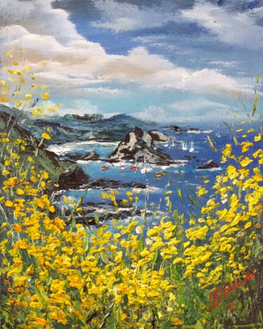 Картина под названием ""BY THE SEA"" - Tetiana Tiplova, Подлинное произведение искусства, Масло