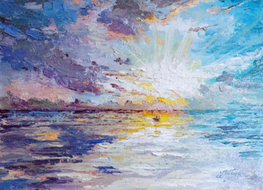Malarstwo zatytułowany „"SUNRISE"” autorstwa Tetiana Tiplova, Oryginalna praca, Olej