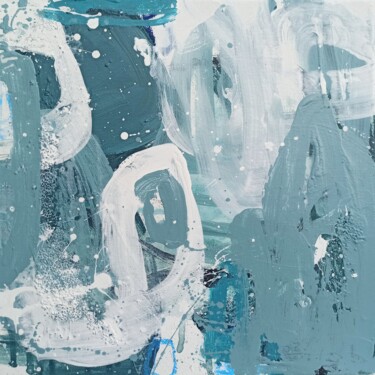 Картина под названием "Unleashed II - cold…" - Tetiana Mokrik, Подлинное произведение искусства, Акрил