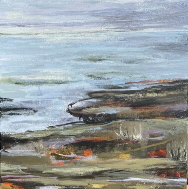 Painting titled "Coastline I" by Tetiana Mokrik, Original Artwork, Acrylic