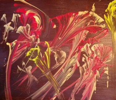 Peinture intitulée "Ballet de couleurs." par Teve Créations., Œuvre d'art originale, Acrylique Monté sur Châssis en bois