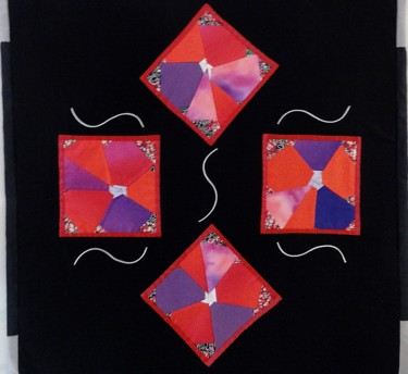 ""Flore"" başlıklı Tekstil Sanatı Danièle Forte tarafından, Orijinal sanat, Ev dekoru