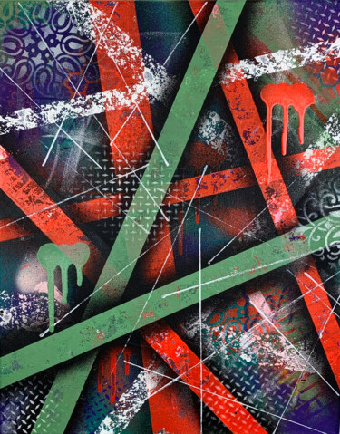 "Divergence" başlıklı Tablo Textured Art Studio tarafından, Orijinal sanat, Akrilik