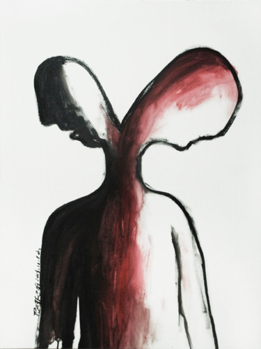 绘画 标题为“今日推荐--《双头人》” 由Teng Feng 滕锋, 原创艺术品