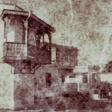 Fotografia intitolato "Baku old town 1" da Tudor Gafton, Opera d'arte originale, fotografia a pellicola