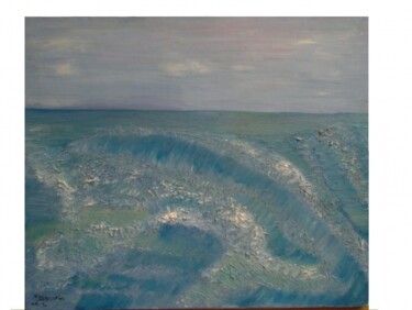 Peinture intitulée "vent de mer" par Thach Thisanh, Œuvre d'art originale